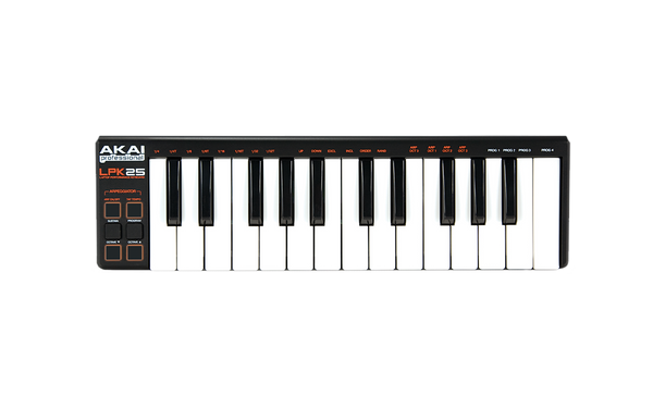 Akai MIDI Keyboards Akai Professional LPK25 25-key Keyboard Controller 25-key USB Controller with 25 Velocity-sensitive Synth-action Keys LPK25V2 Buy on Feesheh