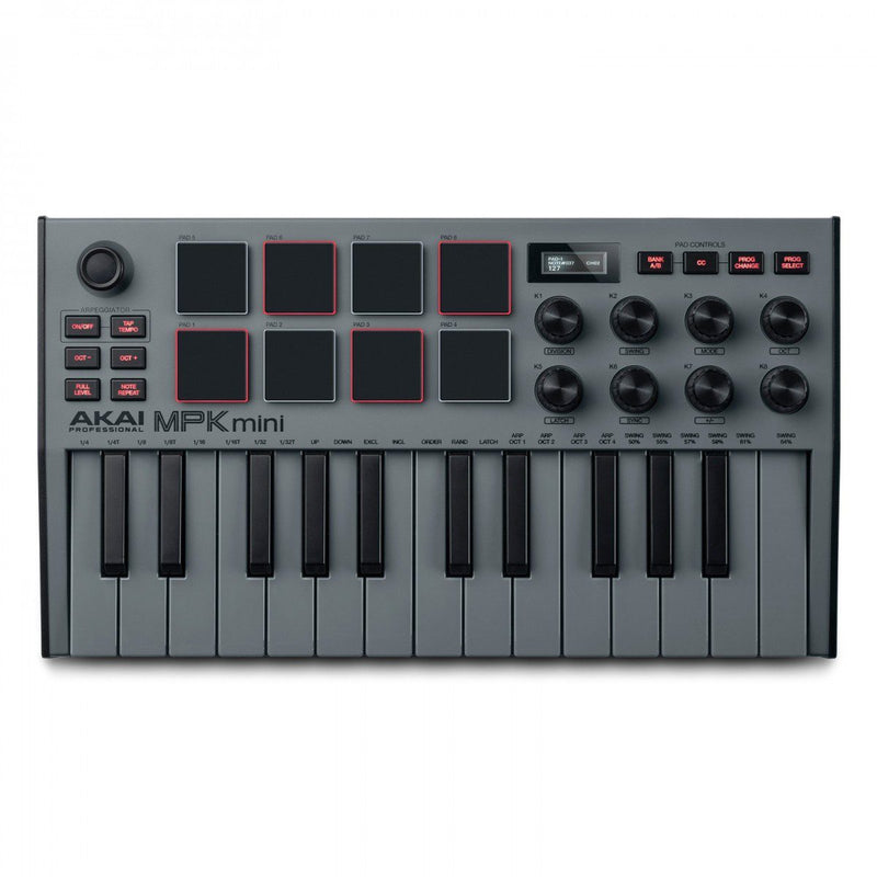 Akai MIDI Keyboards Grey Akai Professional MPK Mini MK III 25-key Keyboard Controller MPKMINI3G Buy on Feesheh