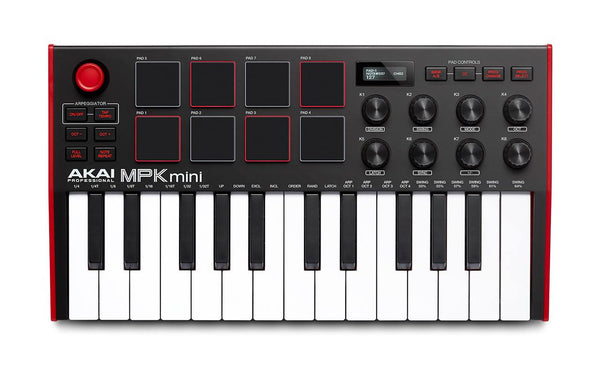 Akai MIDI Keyboards Original Akai Professional MPK Mini MK III 25-key Keyboard Controller MPKMINI3 Buy on Feesheh