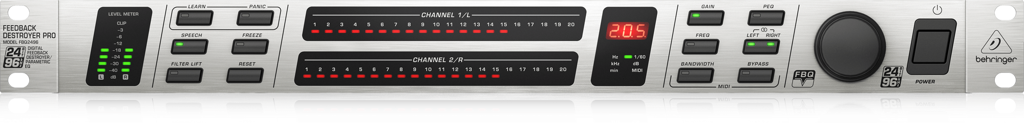 Behringer FBQ2496 feedback suppressor