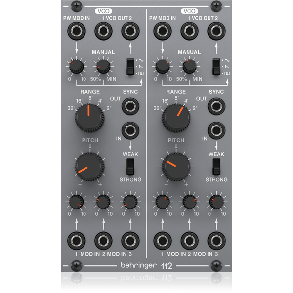Behringer Synth Module Behringer 112DUALVCO Analog Dual VCO Module w/ controls & switches 112DUALVCO Buy on Feesheh