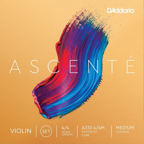 D'Addario D'Addario A310 4/4M Ascenté Violin String Set, 4/4 Scale, Medium Tension A310 4/4M Buy on Feesheh