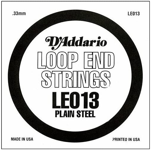 D'Addario Guitar Strings D'Addario LE013 Plain Steel Loop End Single String, .013 LE013 Buy on Feesheh