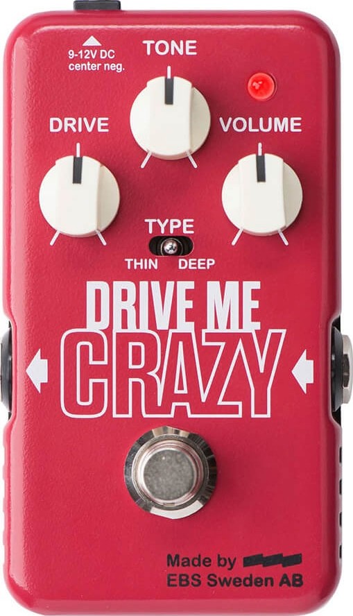 EBS Guitar Pedal DefaultTitle EBS Drive Me Crazy Distortion/Overdrive Pedal EBS-DMC Buy on Feesheh
