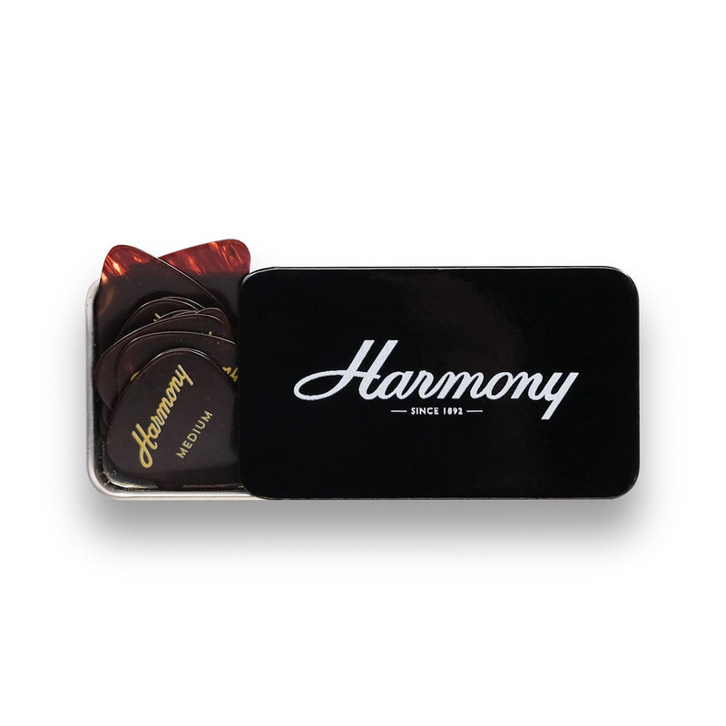 Harmony Guitar Picks Medium Harmony Celluloid Tortoise Standard Guitar 12 Pick HMN-023002 Buy on Feesheh