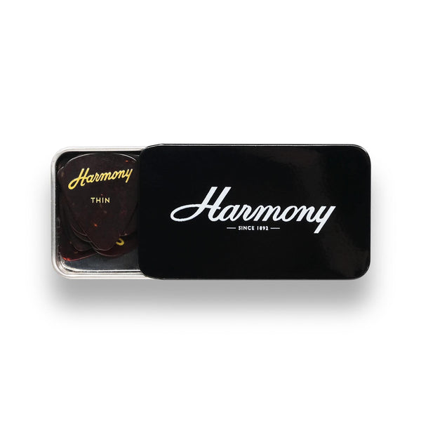 Harmony Guitar Picks Thin Harmony Celluloid Tortoise Standard Guitar 12 Pick HMN-023001 Buy on Feesheh