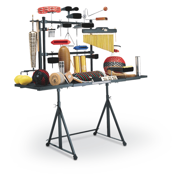 LP Drum & Percussion Accessories LP Two-Tiered Percussion Table 22"W x 19"D  Includes 6 Mounting Rods, 3 Triangle Hooks, and Gig Bag LP760A Buy on Feesheh