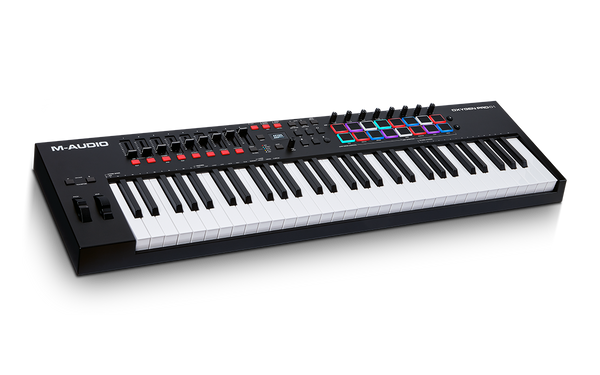 M-Audio MIDI Controllers M-Audio Oxygen Pro 61 – 61 Key USB MIDI Keyboard Controller With Beat Pads Oxygen Pro 61 Buy on Feesheh