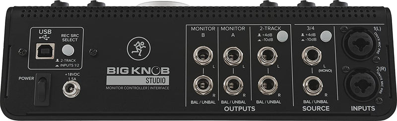 Mackie Monitor Controller Big Knob Studio 3 x 2 Studio Monitor Controller 192kHz USB I/O Big Knob Studio Buy on Feesheh