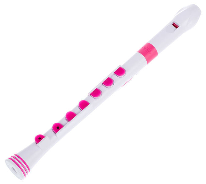 Nuvo Woodwind Instruments White/Pink Nuvo Recorder with Hard Case N320RDWPK Buy on Feesheh