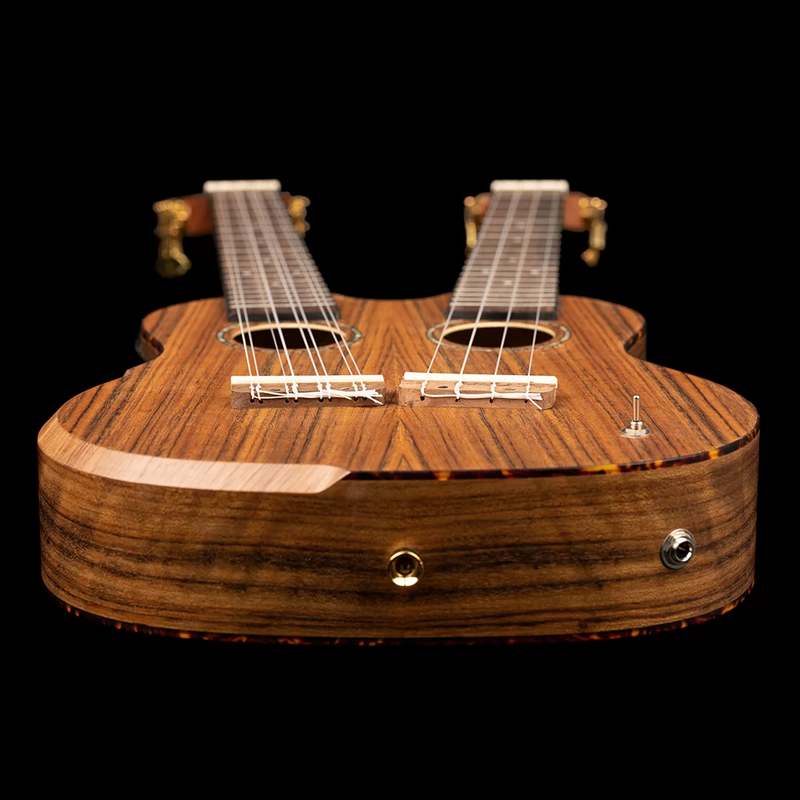 Ortega Classical Guitars Ortega Custom Built Series - Double Neck Ukulele, Tenor Sized - HYDRA HYDRA Buy on Feesheh