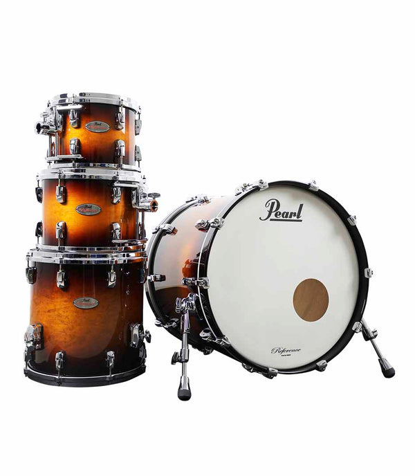 PEARL - RF924XFP/C#342 Reference Fusion 4pc Shell Without Snare (2218BX/1008T/1209T/1414F) Vintage Tobacco Burst Finish