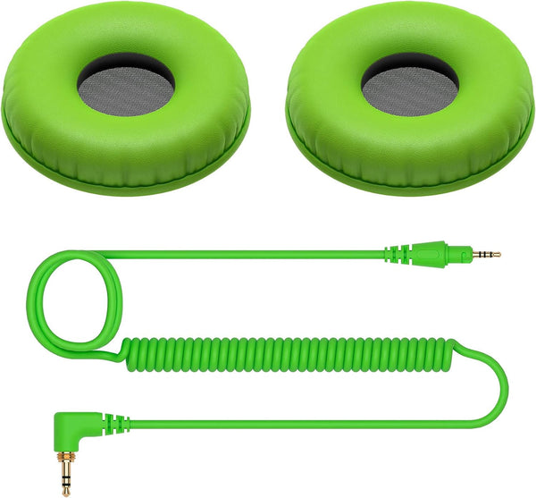 Pioneer DJ Headphones Green Pioneer DJ HC-CP08 Accessory Pack CUE1 Ear Pads & Cable 841300101888 Buy on Feesheh