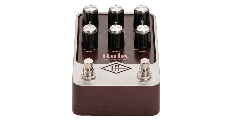 Universal Audio Amplifier Pedal Universal Audio Ruby '63 Top Boost Amplifier Pedal GPM-RUBY Buy on Feesheh