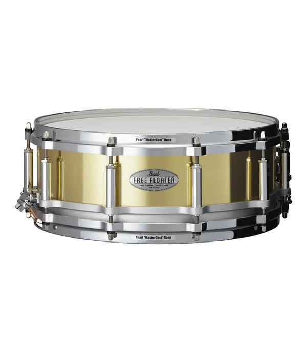 PEARL - FTBR1450 14 X 5 Inches Free Floater Snare Drum - Brass