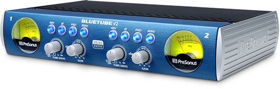 PreSonus Microphones PreSonus BlueTube DP V2: 2-Channel, Dual-Path Mic/Instrument Preamp Blue Tube DP V2 Buy on Feesheh