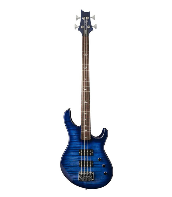 PRS Electric Guitar PRS SE 4 String Kingfisher Bass Maple Veneer Faded Blue Wrap Around Burst Finish Included PRS Deluxe Gig Bag KRM4DE Buy on Feesheh