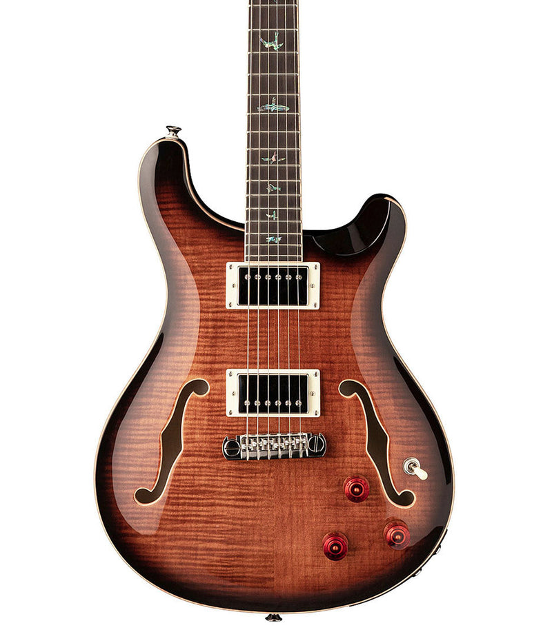 PRS Electric Guitar PRS SE Hollowbody II Piezo Guitar Black Gold Burst Finish, Hard Case Included HPEMBBG Buy on Feesheh