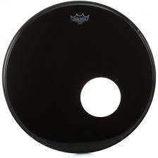 Remo Remo Powerstroke P3 Ebony Drumhead 22 inch  with 5 inch Dynamo Installed P3-1022-ES-DM Buy on Feesheh