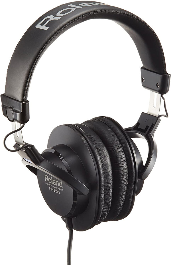 Roland Guitar Pedals & Effects Roland RH-200 Stereo Monitor Headphones Black Coiled Cable €“ Clear, Accurate and Comfortable for Studio-Quality Monitoring RH-200S Buy on Feesheh