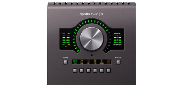Universal Audio Universal Audio Apollo Twin X DUO Heritage Edition 10x6 Thunderbolt Audio Interface with UAD DSP 10-in/6-out, 24-bit/192kHz, Thunderbolt 3 Audio Interface with 2 Unison Preamps" APLTWXD-HE Buy on Feesheh