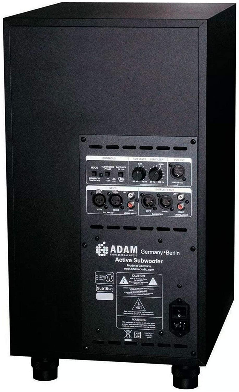 Adam Audio Monitors ADAM Audio Sub10 Mk2 10 inch Powered Studio Subwoofer Sub10MK2 Buy on Feesheh