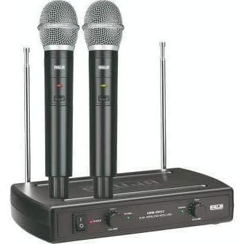 Ahuja Microphones Ahuja Dual Channel VHF Wireless Microphone System. - AWM495V2 AWM495V2 Buy on Feesheh