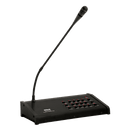 Ahuja Microphones Ahuja Paging Microphone Console 12 Zone w/ 16" Gooseneck - APM201RM APM201RM Buy on Feesheh