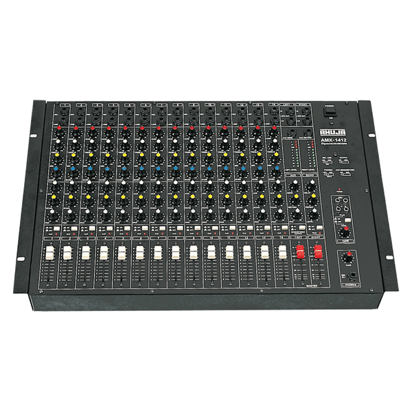 Ahuja Mixers Ahuja Mixer Audio 14 CH 14Mono Input w/ Echo Reverb Effects - AMX1412 AMX1412 Buy on Feesheh