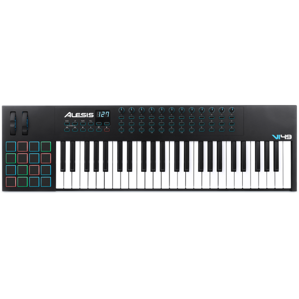 Alesis VI49 USB Keyboard Controller - 49 Key USB Midi Pad/ Keyboard Controller