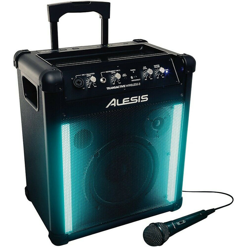 Alesis Transactive Wireless 2 Rechargeable Bluetooth Speaker With Lights