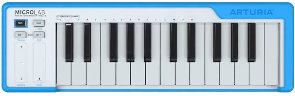 Arturia MIDI Controllers Arturia MicroLab 25-key Keyboard Controller - Blue 230511 Buy on Feesheh