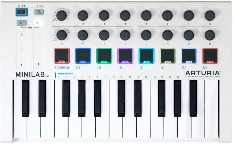 Arturia MIDI Controllers Arturia MiniLab MkII 25 Slim-key Controller 230,501 Buy on Feesheh