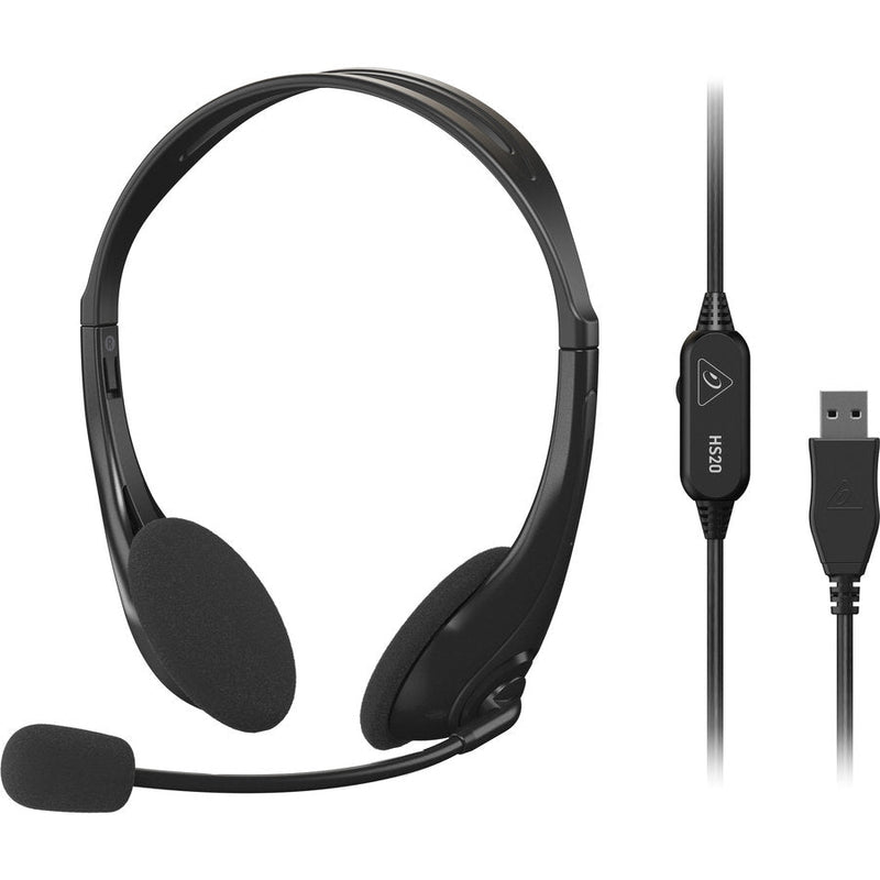 Behringer Behringer HS20 USB Stereo Headset with Swivel Microphone HS20 Buy on Feesheh