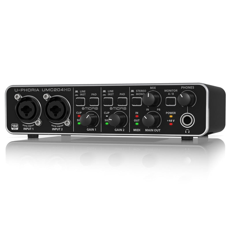 Behringer Behringer U-Phoria UMC204HD USB Audio Interface UMC204HD Buy on Feesheh