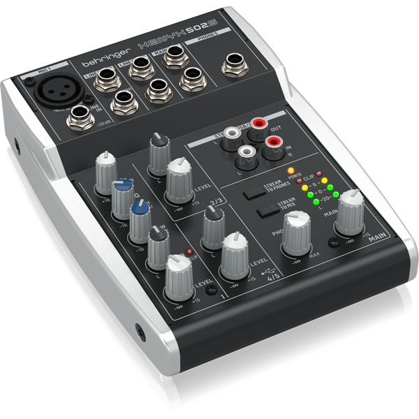 Behringer Behringer XENYX 502S Premium Analog 5-Input Mixer with USB Streaming Interface 502S Buy on Feesheh