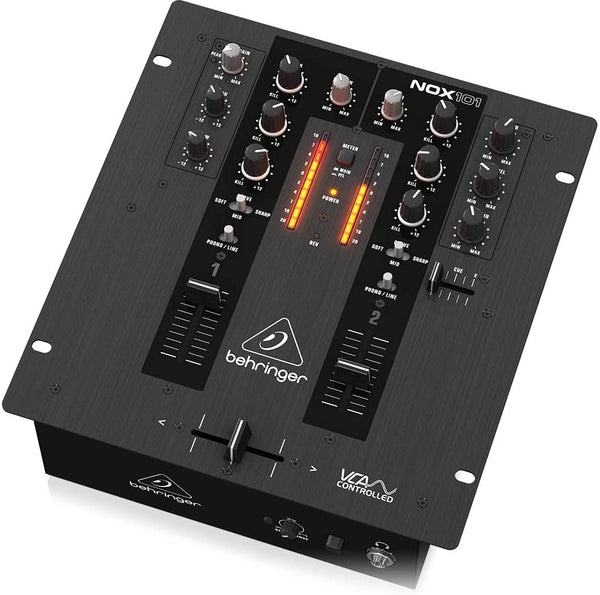 Behringer DJ Mixers Behringer NOX101 Premium 2-Channel Dj Mixer with Full VCA-Control and Ultra Glide Crossfader Black NOX101 Buy on Feesheh