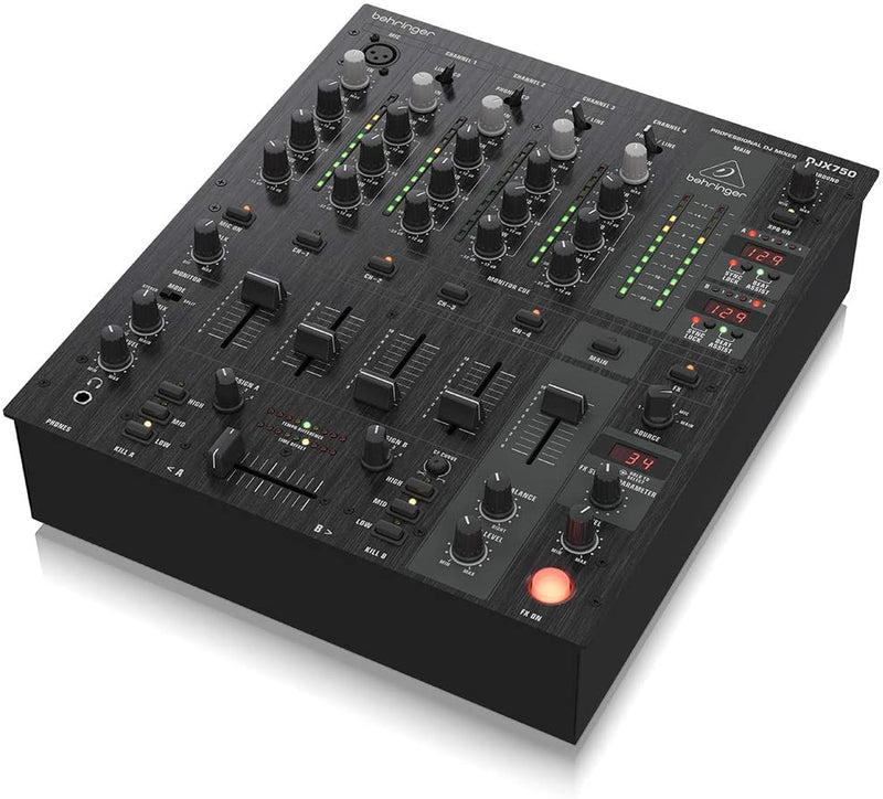 Behringer DJ Mixers Behringer Pro Mixer DJX750 Professional 5-Channel DJ Mixer with Advanced Digital Effects and BPM Counter DJX750 Buy on Feesheh