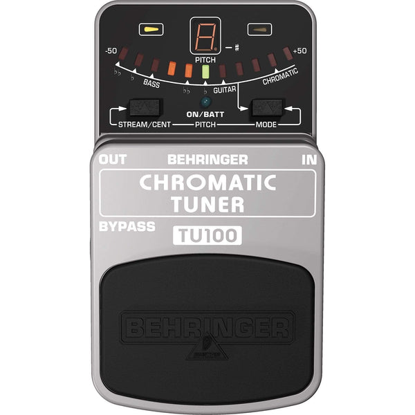 Behringer Guitar Pedal Behringer TU100 Guitar Effects Pedal Tuner w 7 different Modes TU100 Buy on Feesheh