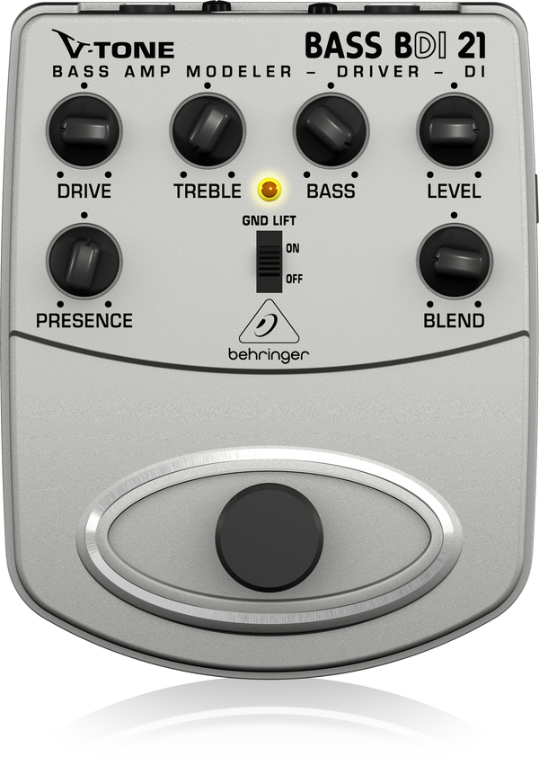 Behringer Guitar Pedals & Effects Behringe BDI21 Bass Amp Modeler/Direct Recording Preamp/DI Box BDI21 Buy on Feesheh