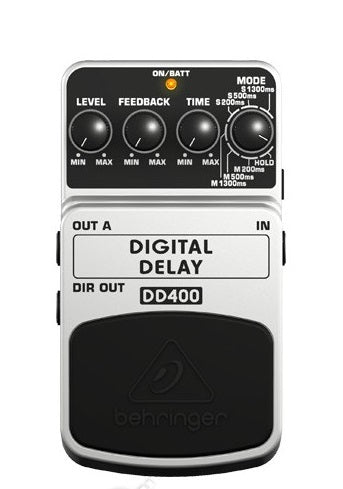 Behringer DD400 Digital Delay Guitar Effects Pedal