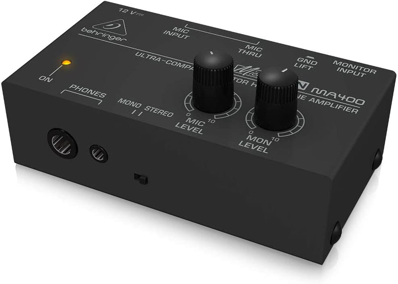 Behringer Guitar Pedals & Effects Behringer MicroMON MA400 Ultra-Compact Monitor Headphone Amplifier,Silver MA400 Buy on Feesheh