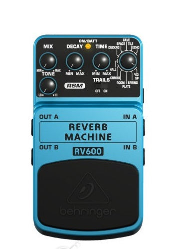 Behringer RV600 Reverb Modelling Pedal Effects