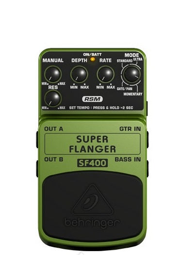 Behringer Super Flanger SF400 Guitar Effects Pedal