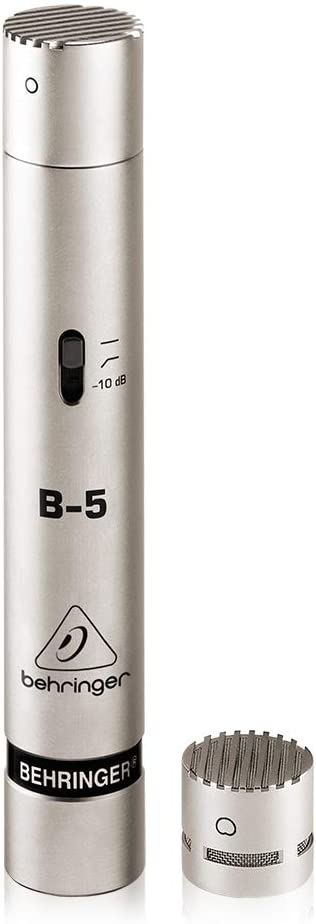 Behringer Microphones Behringer B-5 Gold-Sputtered Diaphragm Condenser Microphone Silver, (B5) B5 Buy on Feesheh