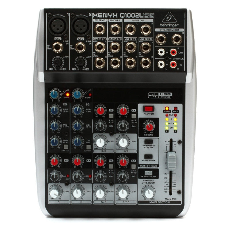 Behringer Xenyx Q1002USB Audio Mixer