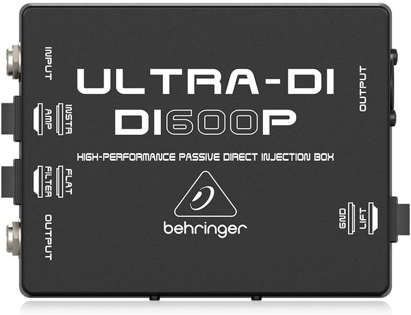 Behringer Pro Audio Accessories Behringer Ultra-DI DI600P Professional High-Performance Passive DI-Box DI600P Buy on Feesheh