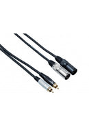 Bespeco Bespeco EAY2X2R500 2RCA-M to 2XLR-M 5m 826536 Buy on Feesheh