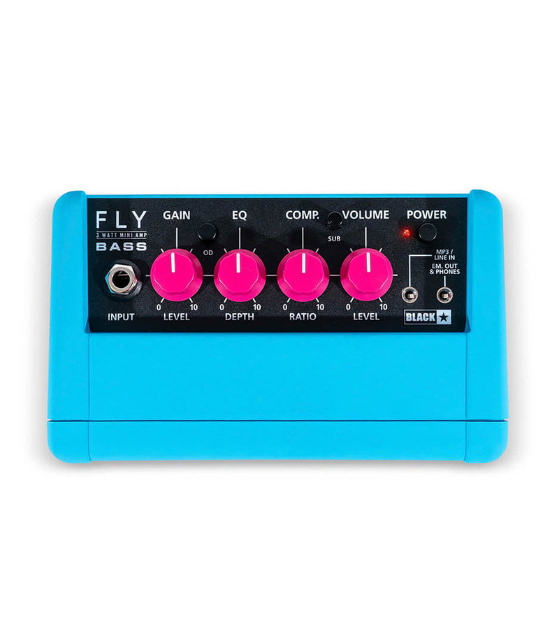 Blackstar Blackstar Fly 3 Limited Edition Neon Blue 3 Watt Mini Bass Combo Amplifier BA102096 Buy on Feesheh