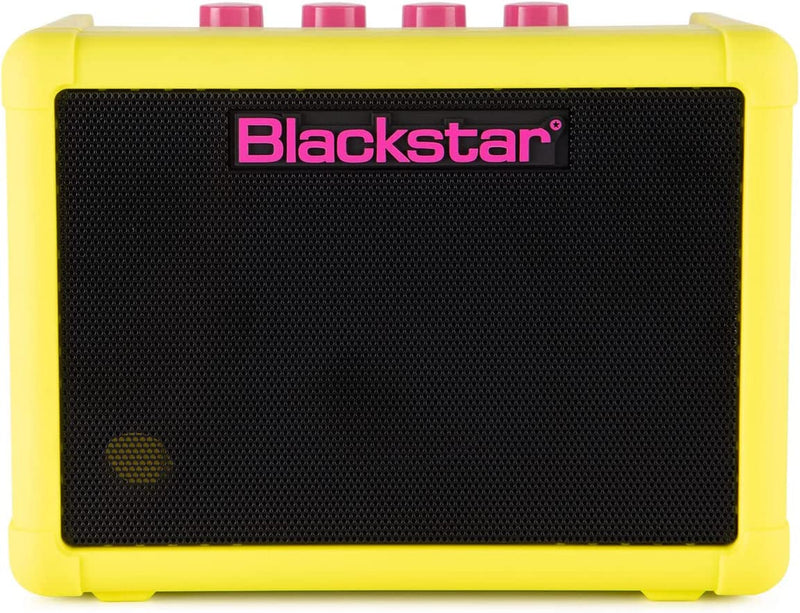 Blackstar Guitar Amplifiers Neon Yellow Blackstar Fly 3 Day Neon Pink 3 Watt Mini Guitar Combo Amplifier Special Edition Color BA102088 Buy on Feesheh